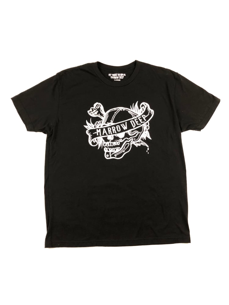 Image of BLACK BLIND SKULL TEE