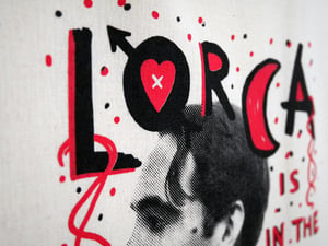 Image of LORCA IS IN THE AIR tote bag