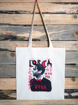 Image of LORCA IS IN THE AIR tote bag