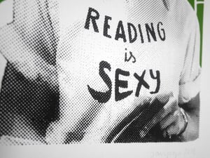 Image of READING IS SEXY - PATRICIA HIGHSMITH screenprint