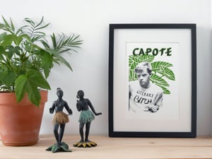 Image of LITERARY BITCH - TRUMAN CAPOTE screenprint