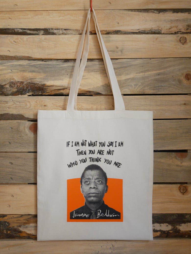 Image of JAMES BALDWIN tote bag