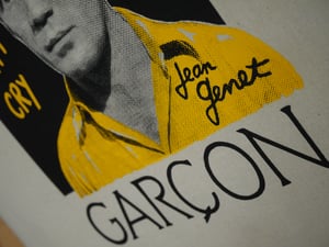 Image of MAUVAIS GARÇON - JEAN GENET tote bag