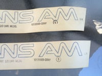 Image 3 of NOS Trans Am 1991 & 1992 Side Door GFX Decal Set Gray Metallic New GM # 10139569