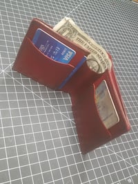Image 2 of Ox blood folding wallet #41