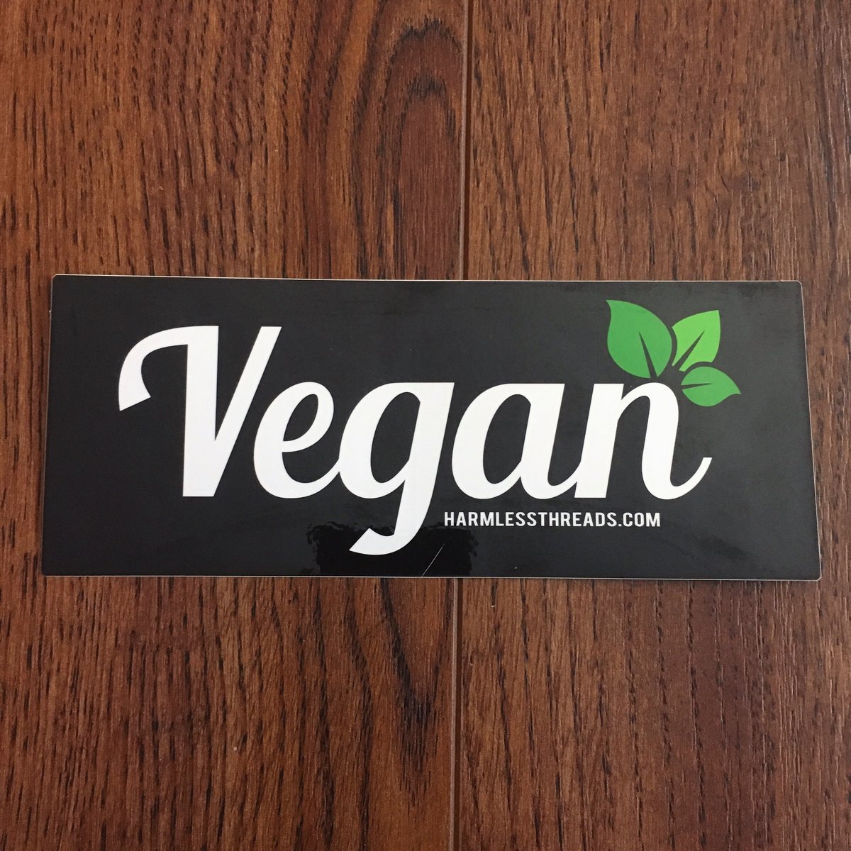 Vegan 🌱 bumper sticker | Harm Less Threads