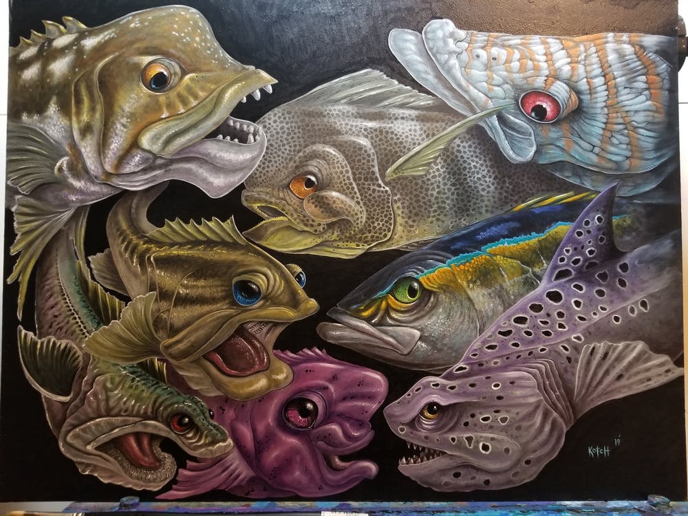 Image of "Vacation from reality " original painting 