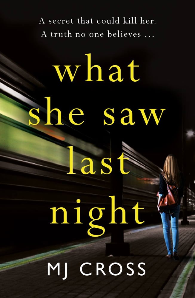 Image of What She Saw Last Night - UK paperback edition signed by the author