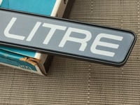 Image 3 of Camaro 1982 - 1984 Ground Effect Emblem Set 5.0 LITRE RARE NOS GM 20526851