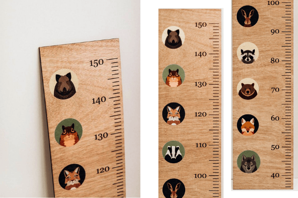 Image of Animal Friends Height Chart