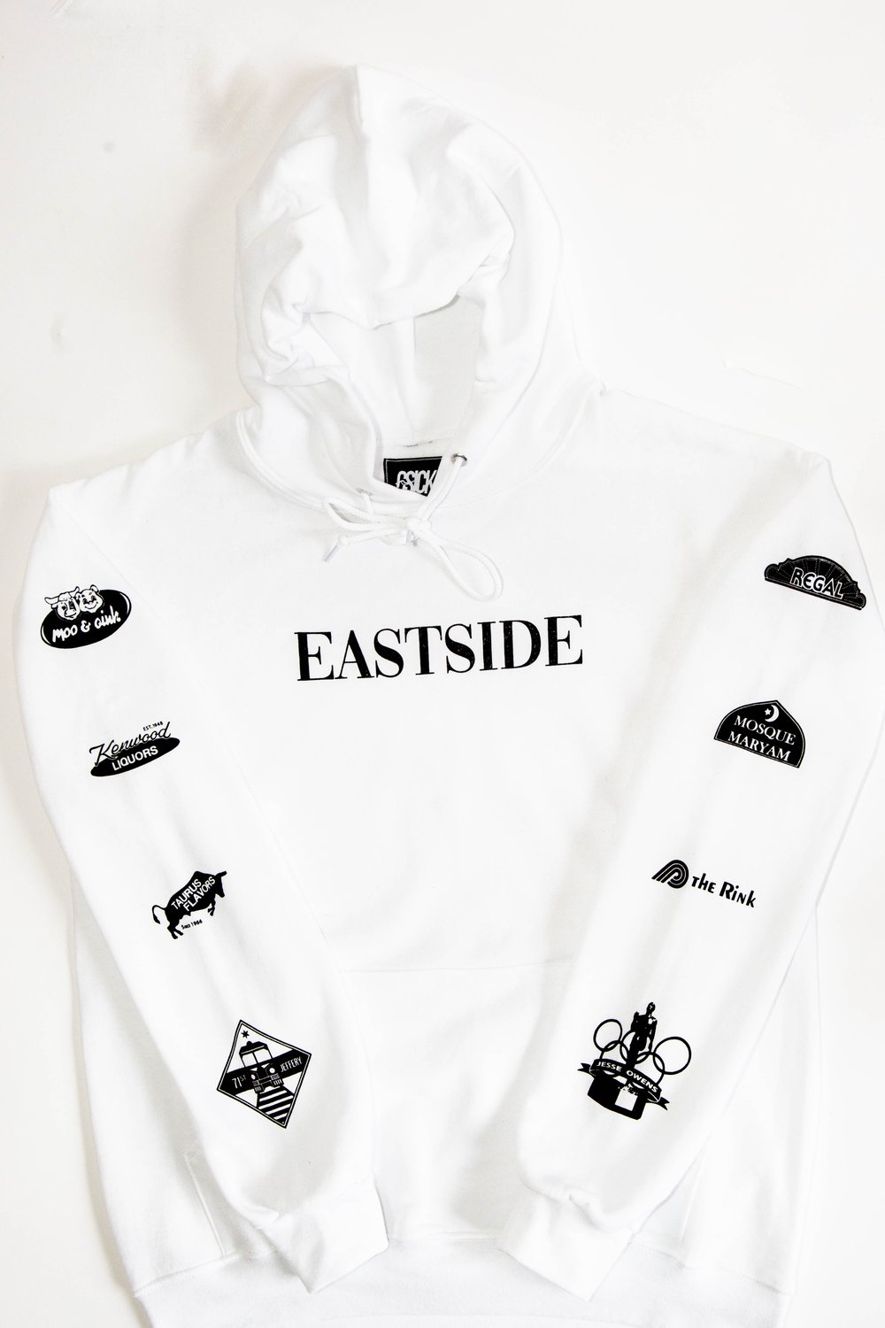 Image of EASTSIDE hoodie (White)