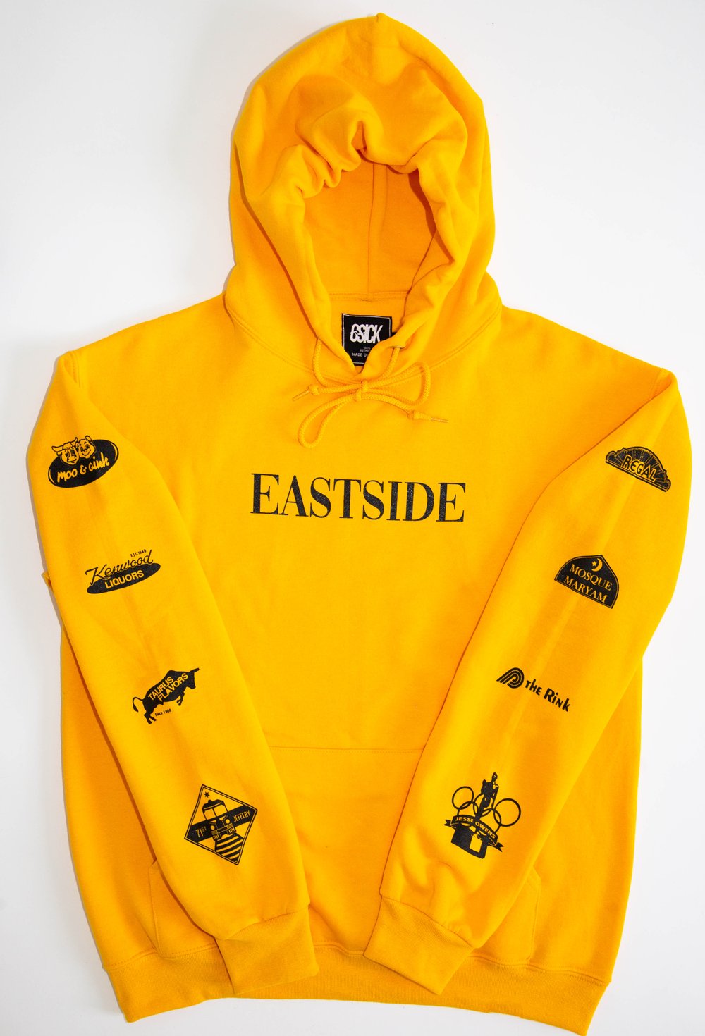 Image of EASTSIDE hoodie (Yellow)