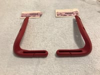 Image 3 of NOS Camaro Z28 Trans Am Convertible Rear Belt Guides Flame Red 1 Year Only 1992
