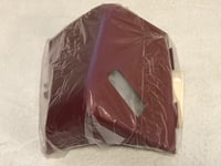 Image 1 of Camaro IROC-Z Trans Am LH Driver Rear Seat Belt Cover Carmine Red 1989 ONLY NOS GM 10085089 