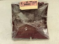 Image 3 of Camaro IROC-Z Trans Am LH Driver Rear Seat Belt Cover Carmine Red 1989 ONLY NOS GM 10085089 