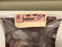 Image 4 of Camaro IROC-Z Trans Am LH Driver Rear Seat Belt Cover Carmine Red 1989 ONLY NOS GM 10085089 