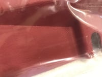 Image 5 of Camaro IROC-Z Trans Am LH Driver Rear Seat Belt Cover Carmine Red 1989 ONLY NOS GM 10085089 