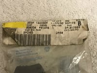Image 5 of NOS 1993 Camaro Power Door Lock Switch RH Passenger Yellow Print 1993 Version ONLY