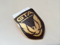 Image 2 of NOS Trans Am GTA 1987 Midnight Russet Metallic Bumper Nose Cone Emblem 10052383 "Minor Blemish"