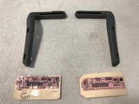 Image 1 of NOS Camaro Z28 Firebird Trans Am Convertible Rear Belt Guides Med Gray 1 Year Only 1992 