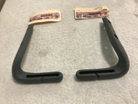 Image 4 of NOS Camaro Z28 Firebird Trans Am Convertible Rear Belt Guides Med Gray 1 Year Only 1992 