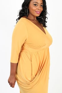 Image 4 of Mustard Maxi Dress Plus