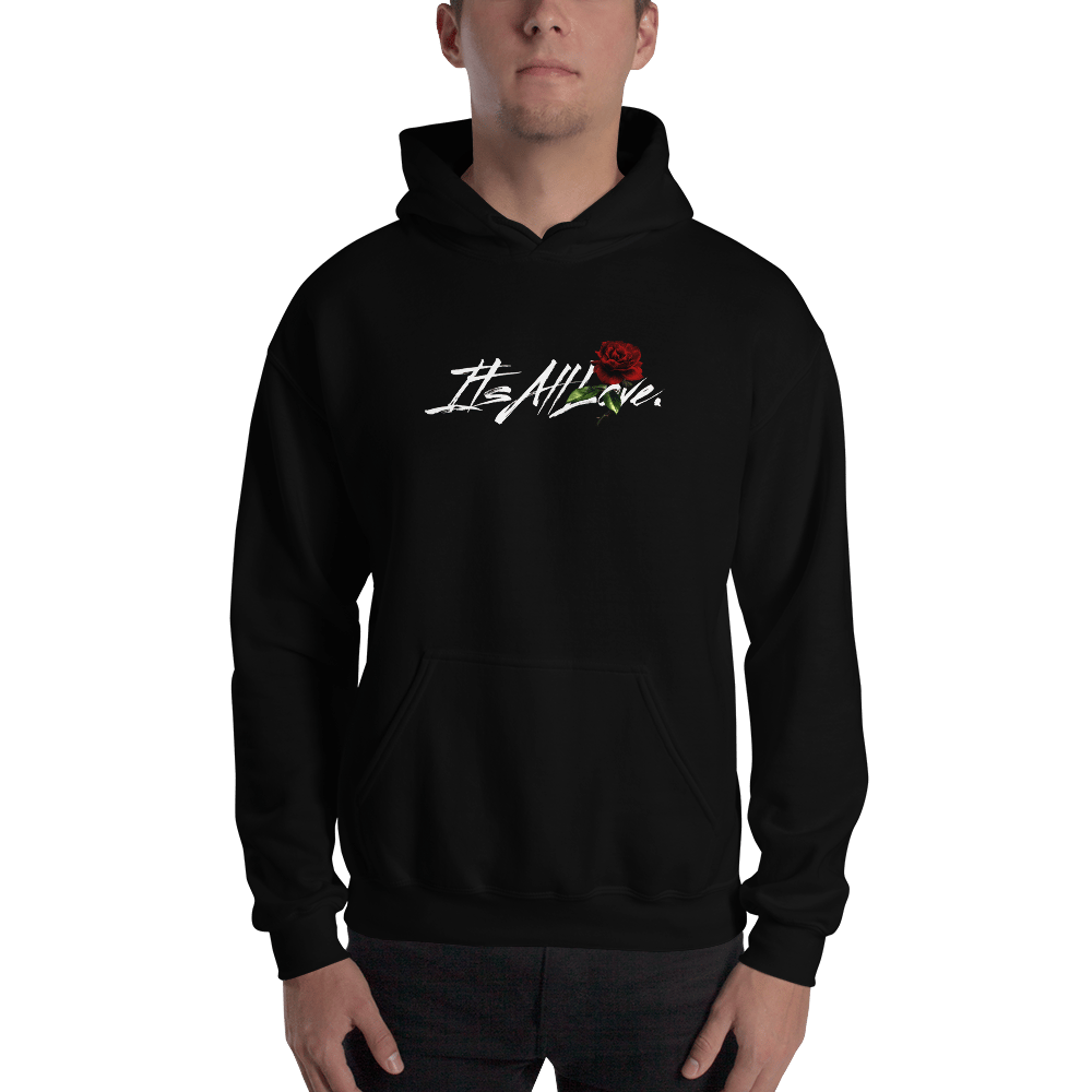 love hoodie black