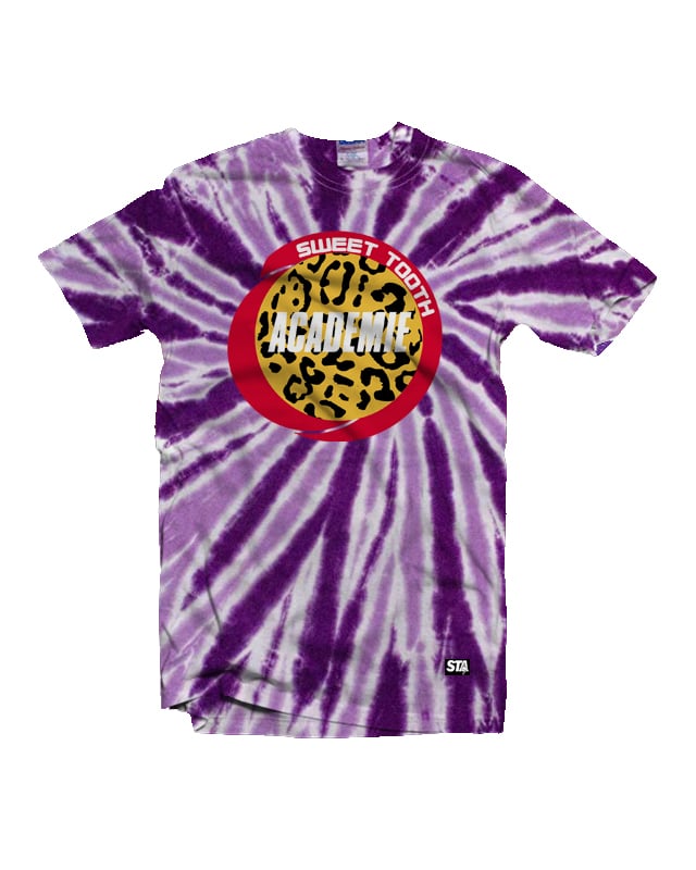 Image of STA PopRockets Tee Purple Tye Dye 