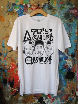 ATCQ Tee White/Grey