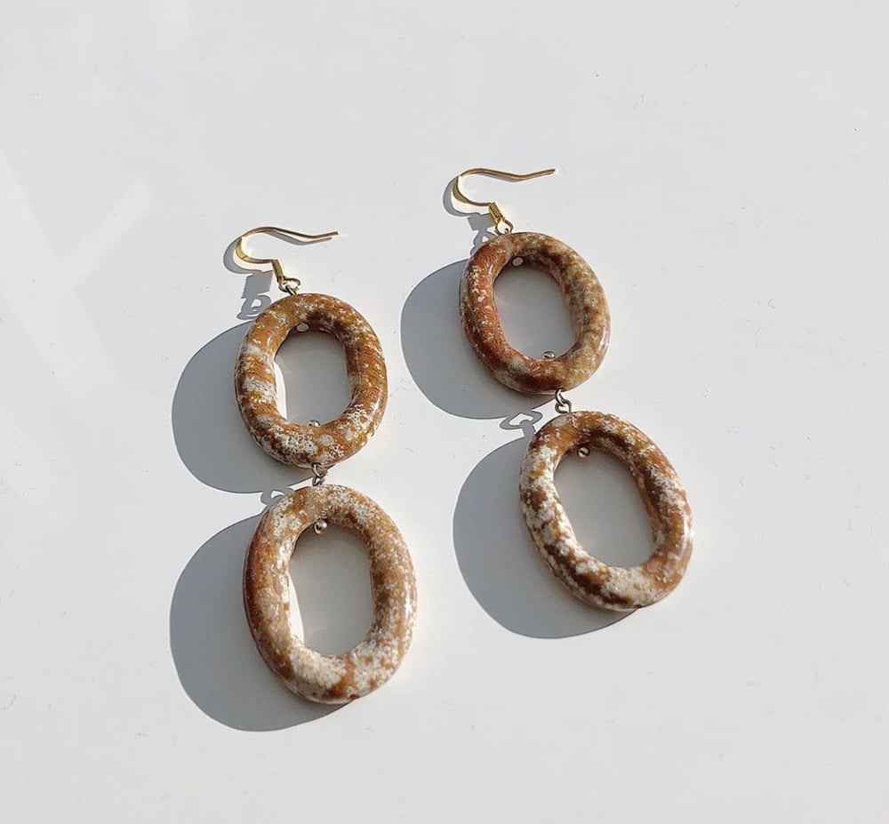 Image of Patra Statue Earrings