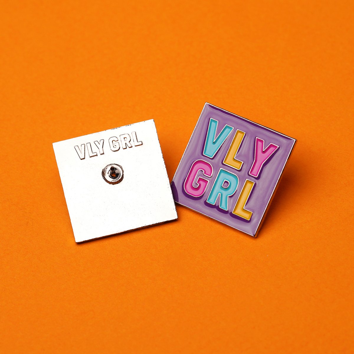 Image of VLY GRL Logo Pin
