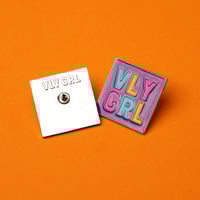 Image 3 of VLY GRL Logo Pin