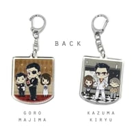 Image 3 of  Majima and Kiryu Acrylic Charms