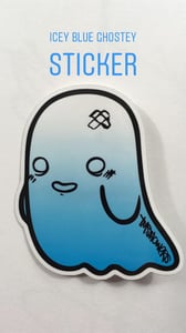 Image of Icey Blue Ghostey Sticker