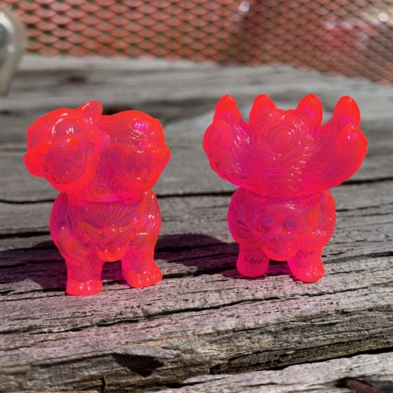 Image of RETINAL SCARRING CLEAR PINK MICRO FIGURE SET 