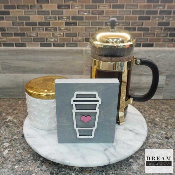 Image of 3D Coffee signs | Kitchen Decor | Coffee Nook 