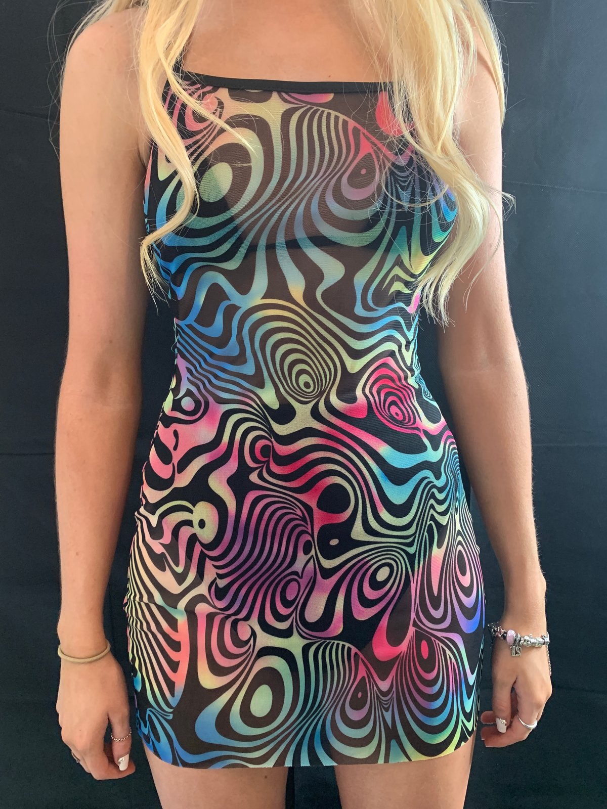 Image of Acid Trip Mesh Dress