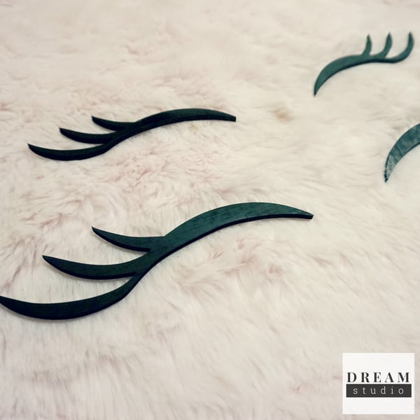 Image of 3D Unicorn sleeping lash | Wall hang, nursery decor