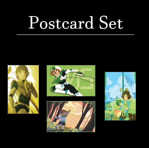 Image of Pidge Zine Postcard Set