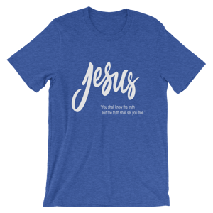 Image of Jesus truth Blue T-Shirt