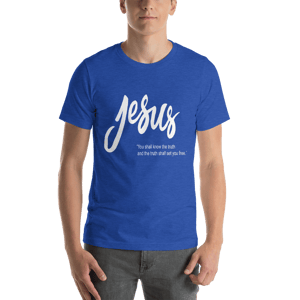 Image of Jesus truth Blue T-Shirt