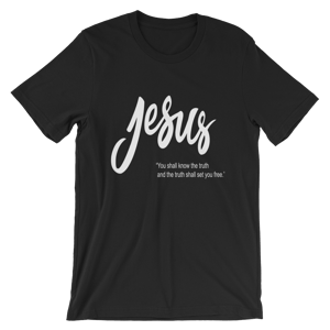 Image of Jesus truth Black T-Shirt