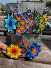 Huichol Round Earrings