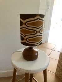 Image 4 of Lampe imprimé vintage 