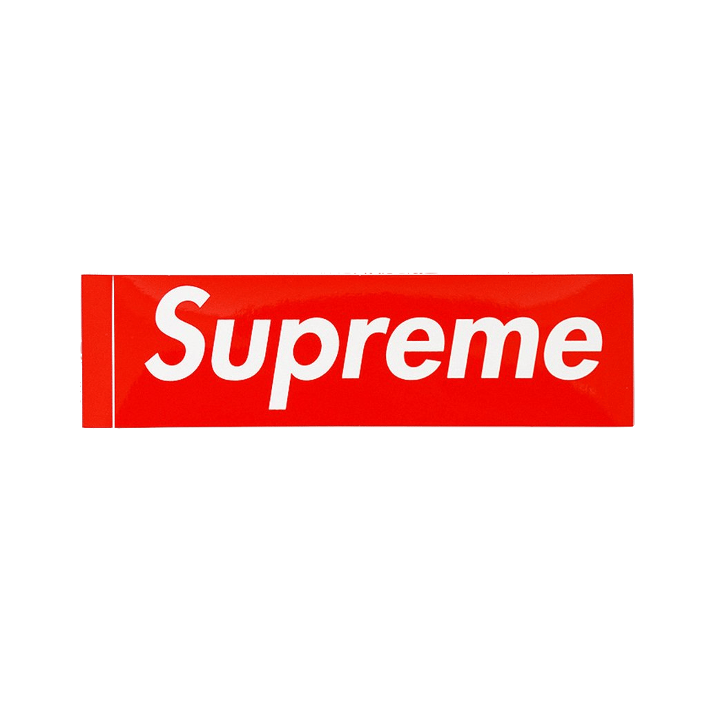 Supreme Box Logo Sticker   Streetwear Massachusetts
