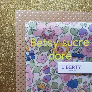 Image of BETSY Sucre doré- Gold glitter 