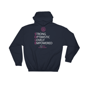 Image of I Will Not Be Stopped Hoodies in Black, Pink, Navy, or Grey
