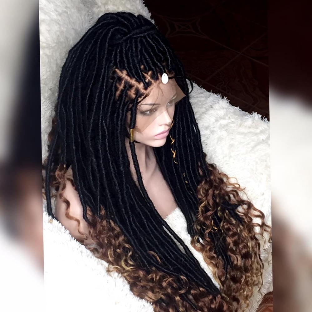 Image of Ombré faux loc wig 