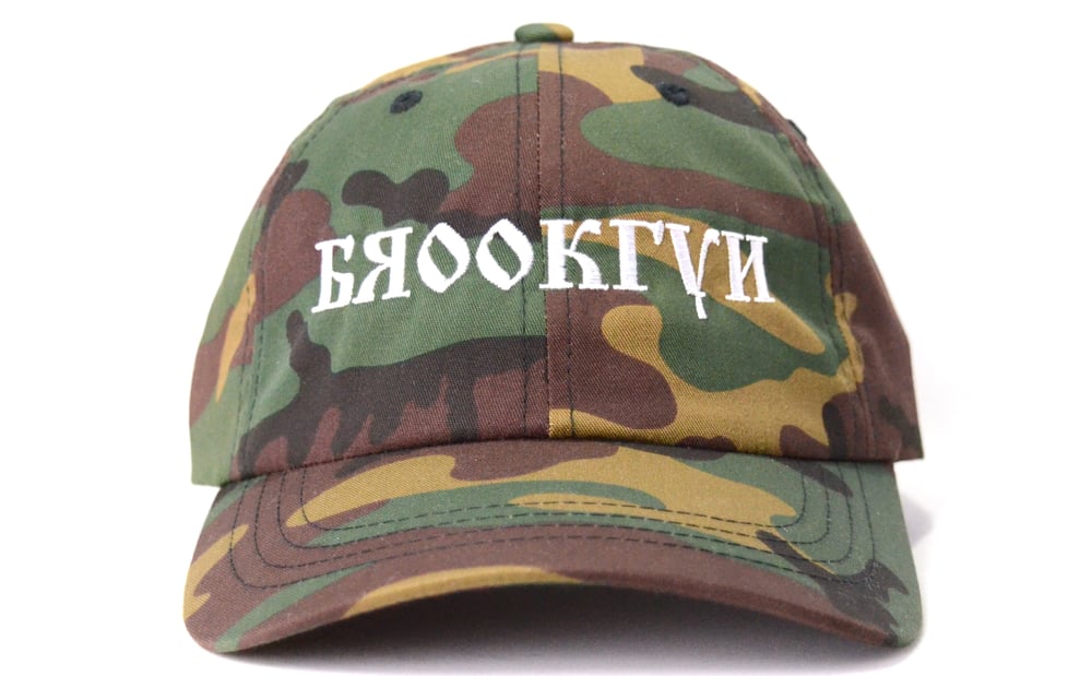 Image of RUSSIAN LETTERS (CAMO) - DAD HAT 