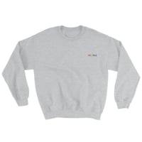 Mama Embroidered Crewneck - Ash